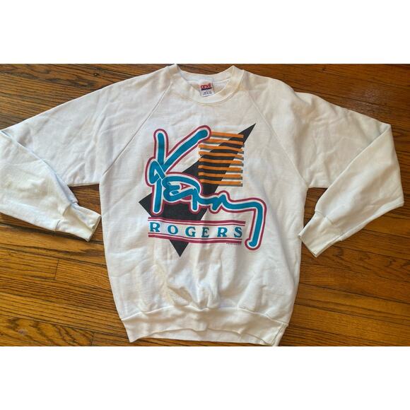 Vintage 1989 Kenny Rodger’s Anvil Sweatshirt Large - Picture 1 of 15